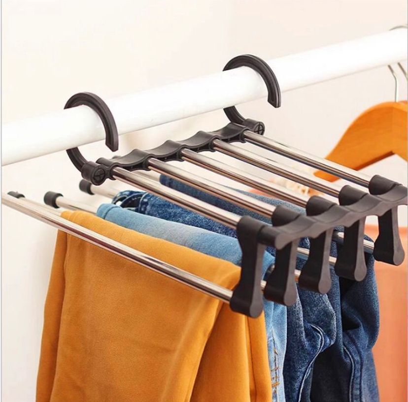 ( 2 x 1 ) Colgador de Ropa Plegable