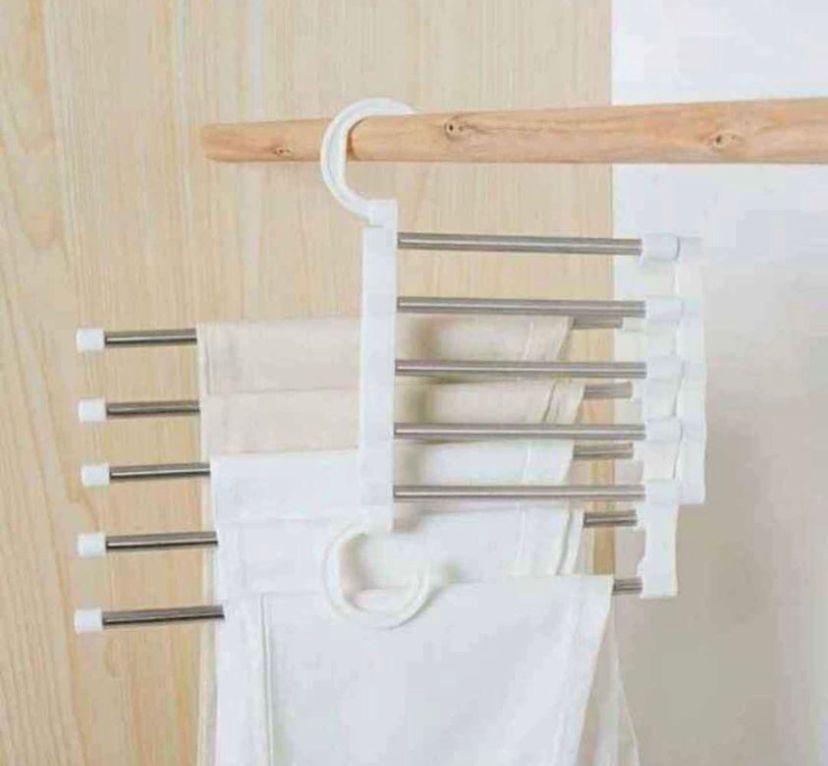 ( 2 x 1 ) Colgador de Ropa Plegable