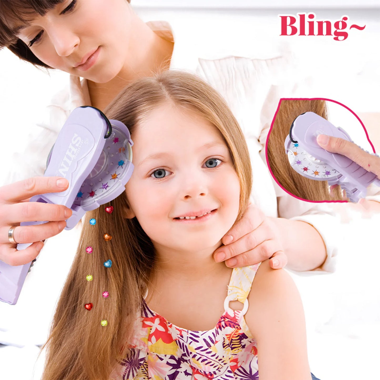 Bling Bling Máquina de brillos para el cabello