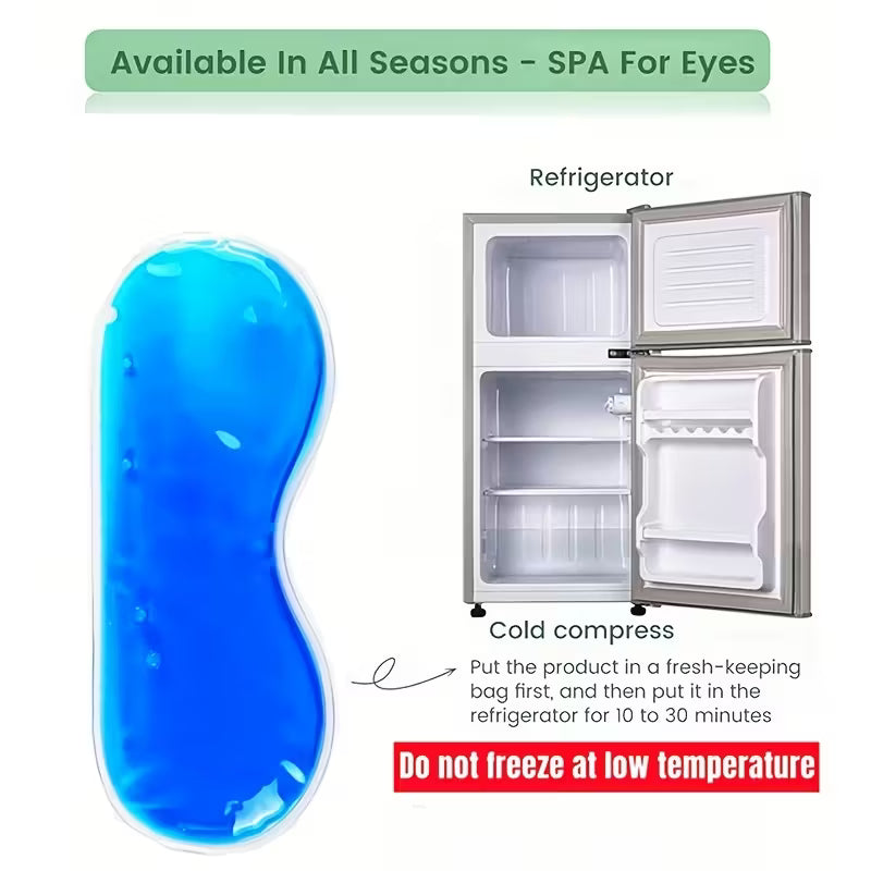 Antifaz Relajante con Gel – Anti Estrés y Descongestivo