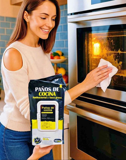 PAÑOS HÚMEDOS PARA COCINA – LIMPIEZA RÁPIDA Y SIN ESFUERZO