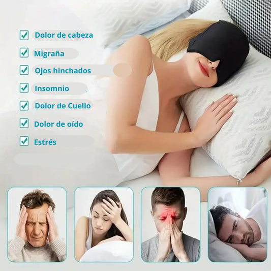 ( 2 x 1 )Gorro de Gel Terapéutico para alivio Migraña