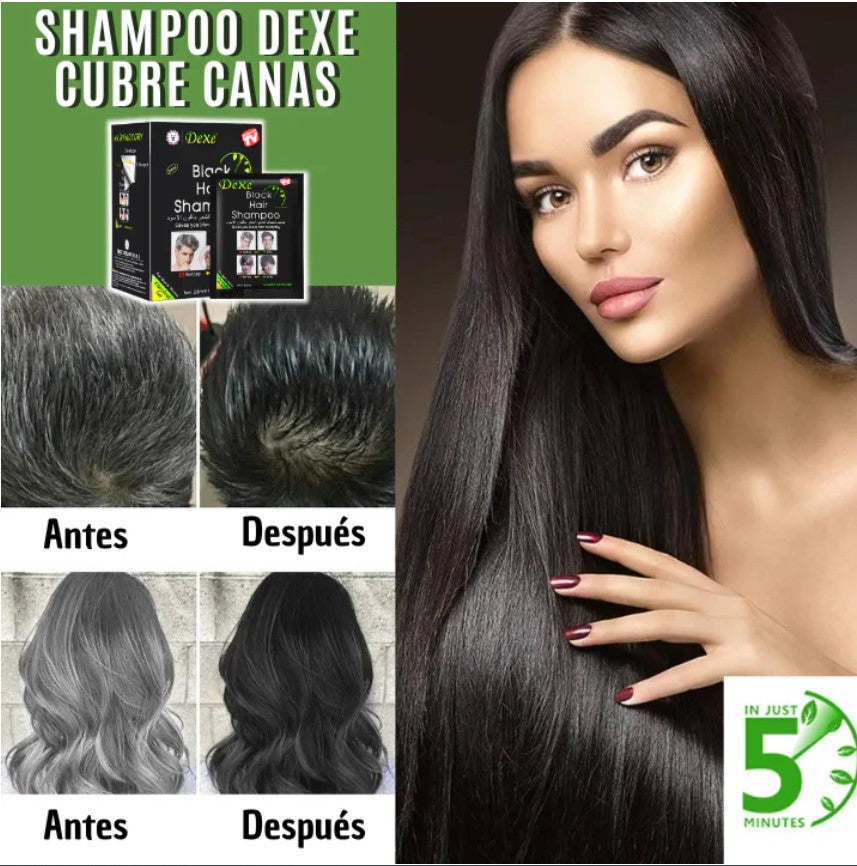 ( 2 x 1 )Tinte Shampoo Cubre Canas